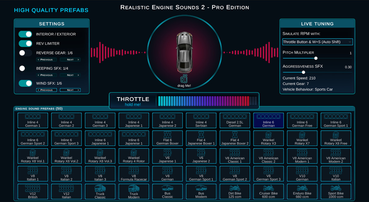Realistic Engine Sounds 2 - Pro Edition