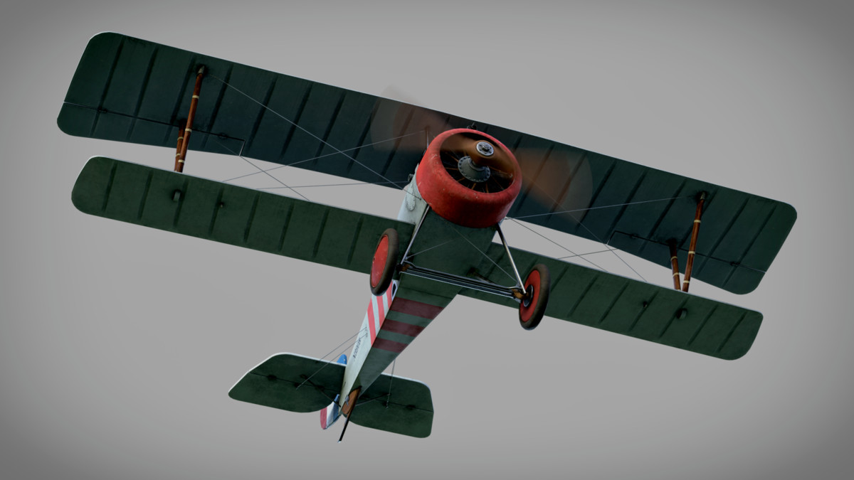 Fighter Nieuport 17 Rigged