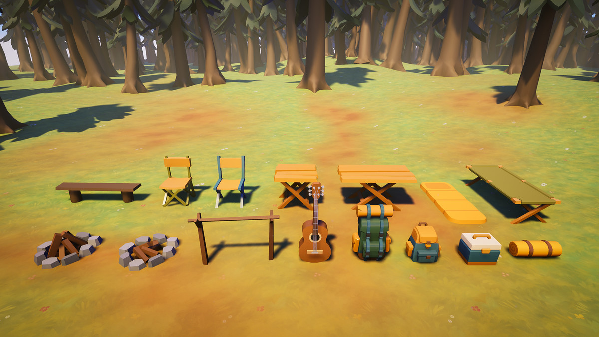 Camping Pack – Stylized Low Poly