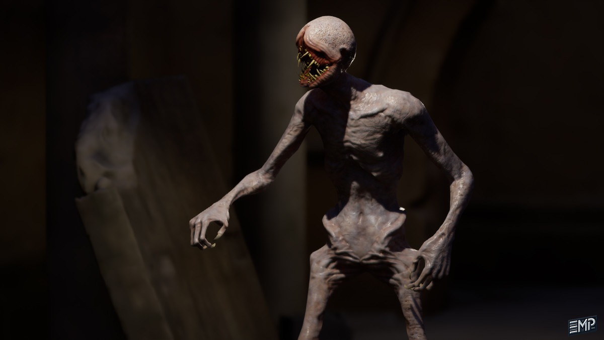 Creepy man
