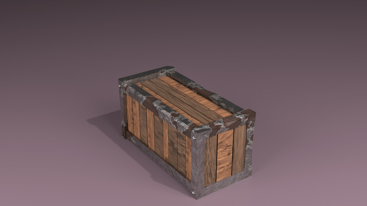 PBR Wooden Containers for 3D Breakables Core Pack