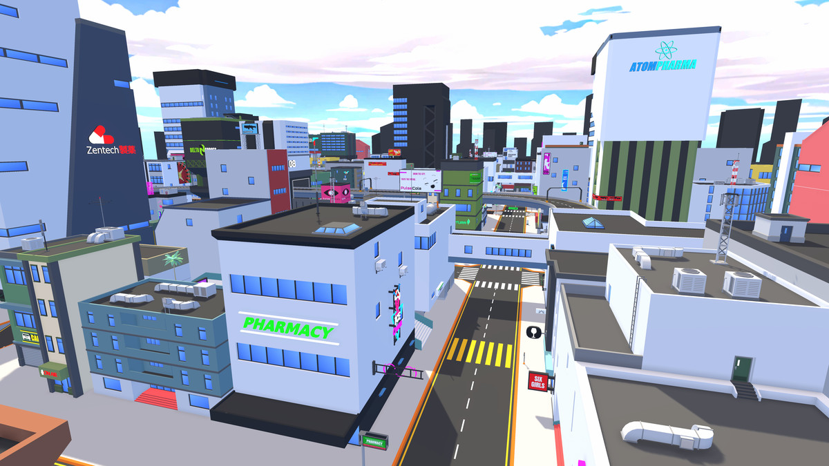 LowPoly Cyberpunk City