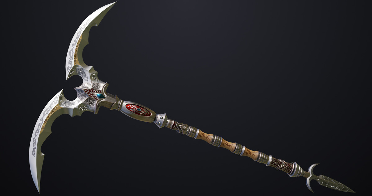 Battle Axe 05 URP HDRP Textures