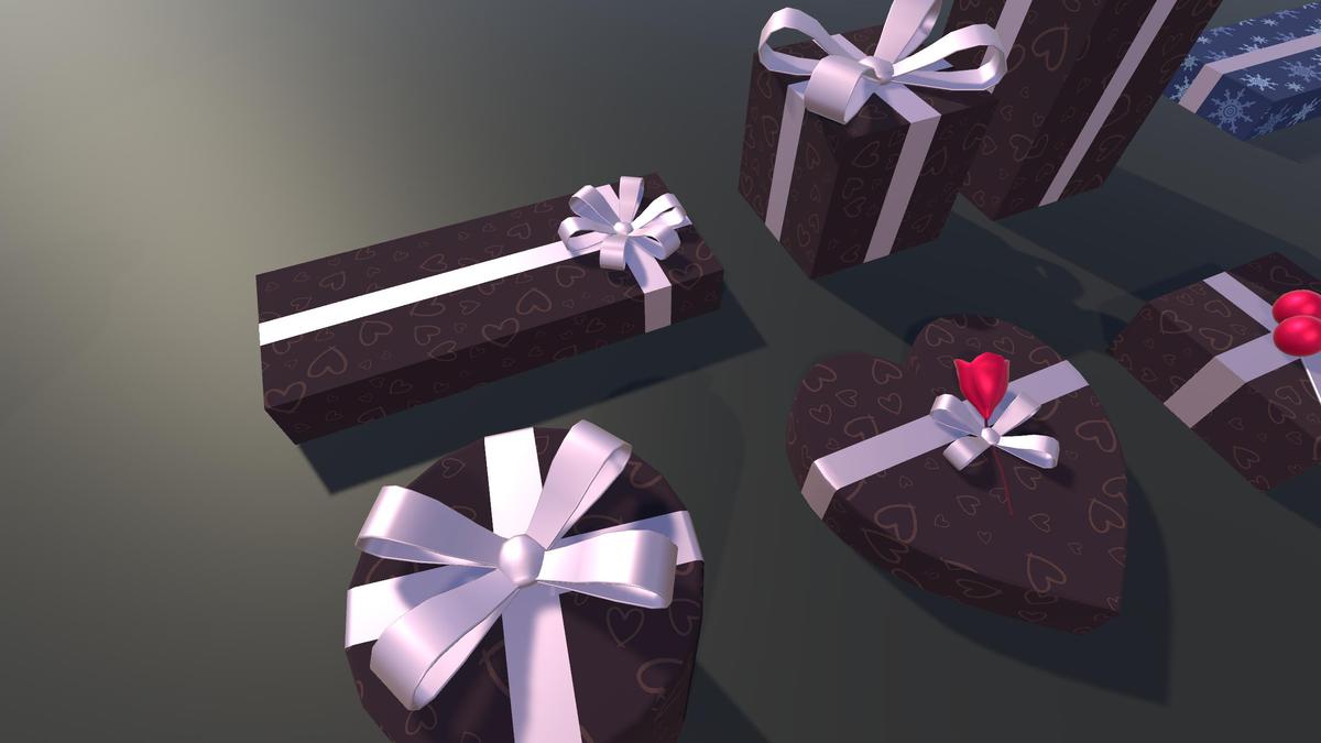 Gift Boxes with Magical Shader (Burn & Reveal)