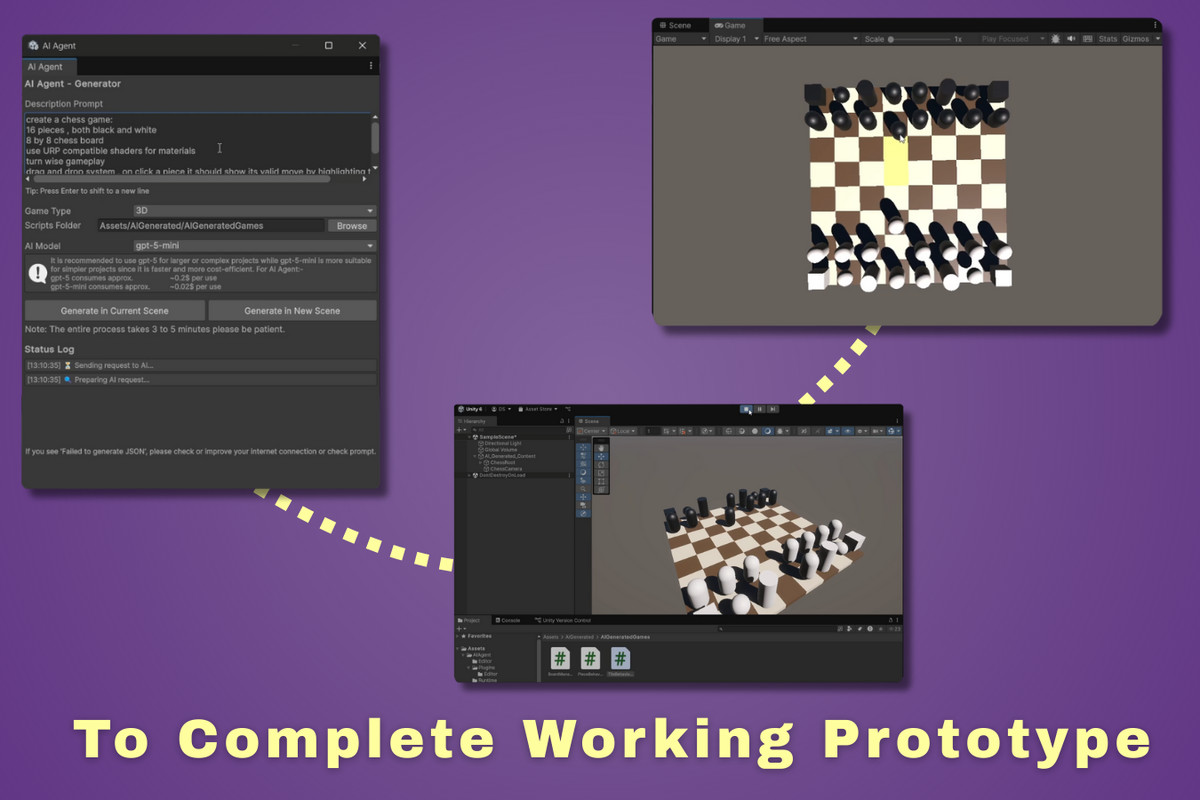 AI Agent | Generate Prototypes & Mechanics with Prompts