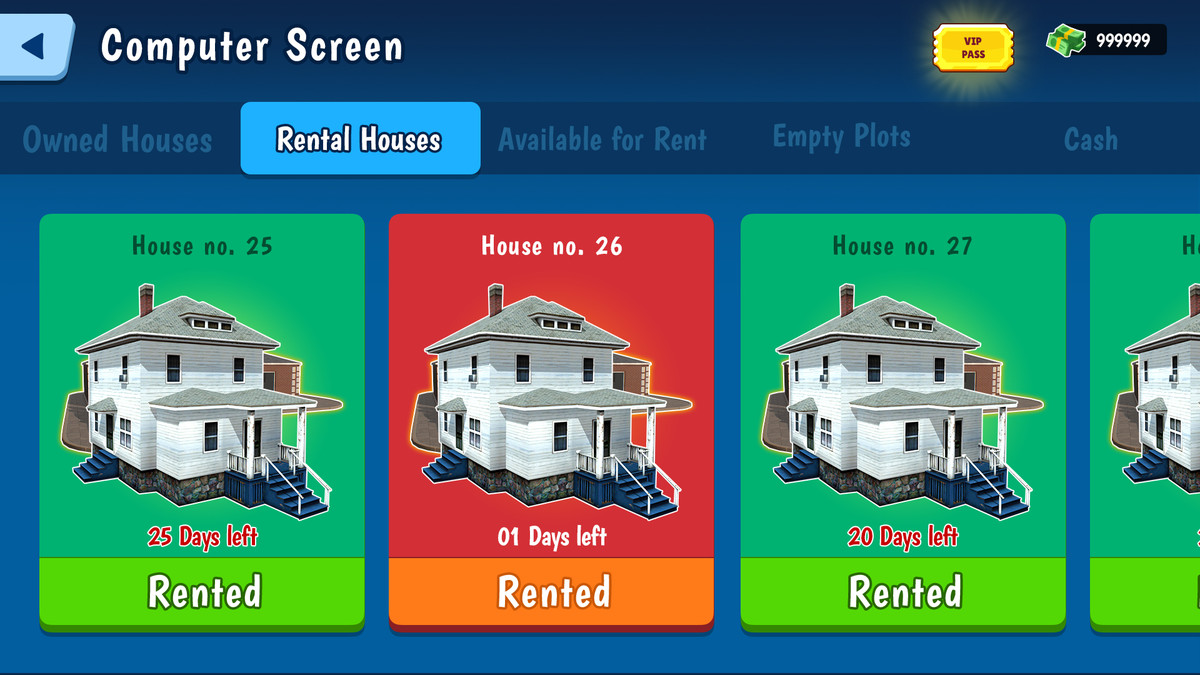 Modern Real Estate Tycoon UI Kit – Business Simulator Mobile Game GUI