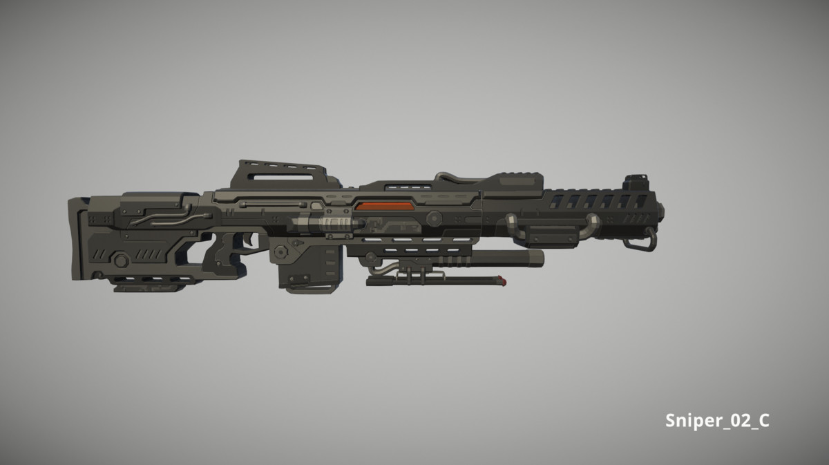 Cyberpunk Armory - Low Poly