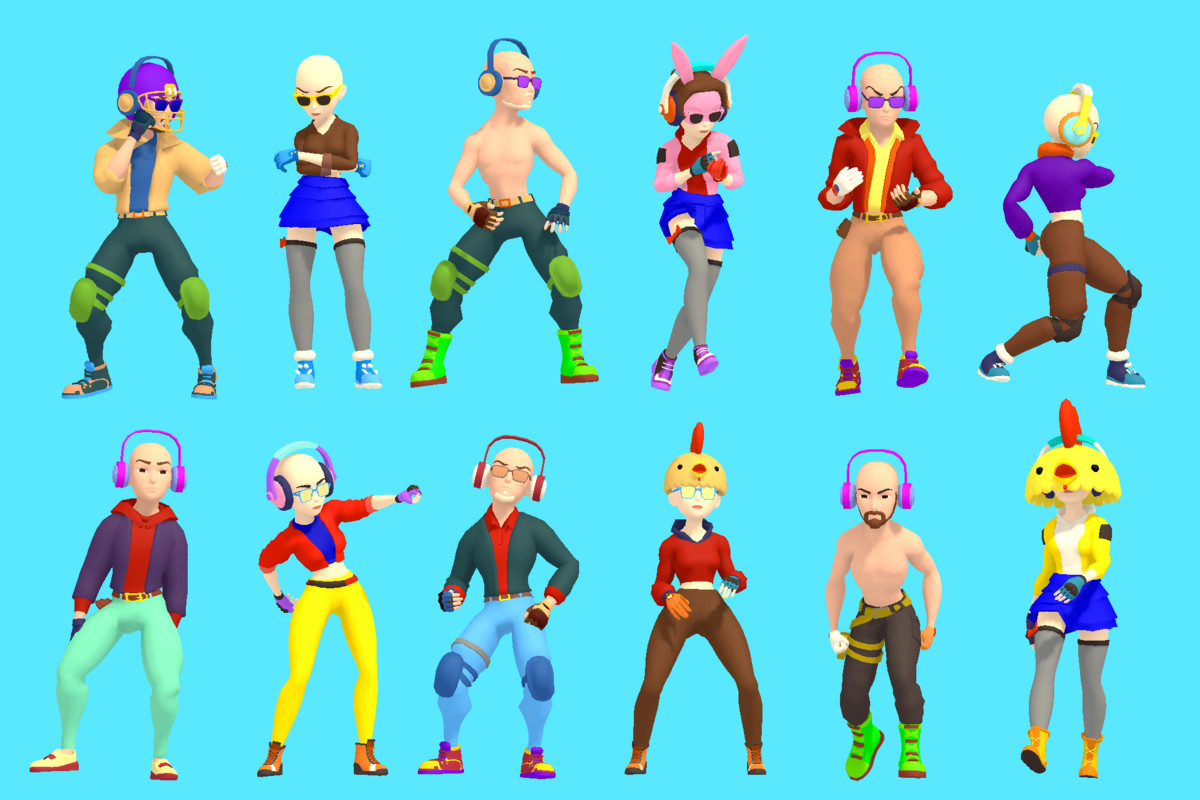 Stylized Battle Royale Characters
