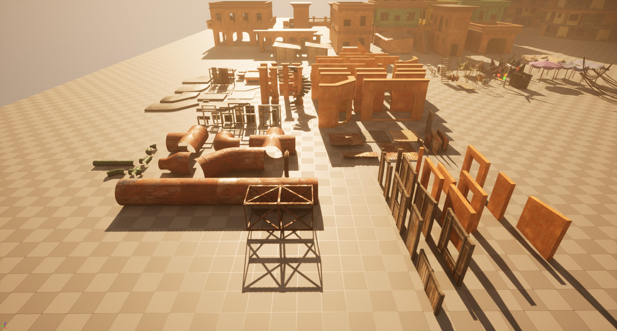 Sci-Fi Dieselpunk City