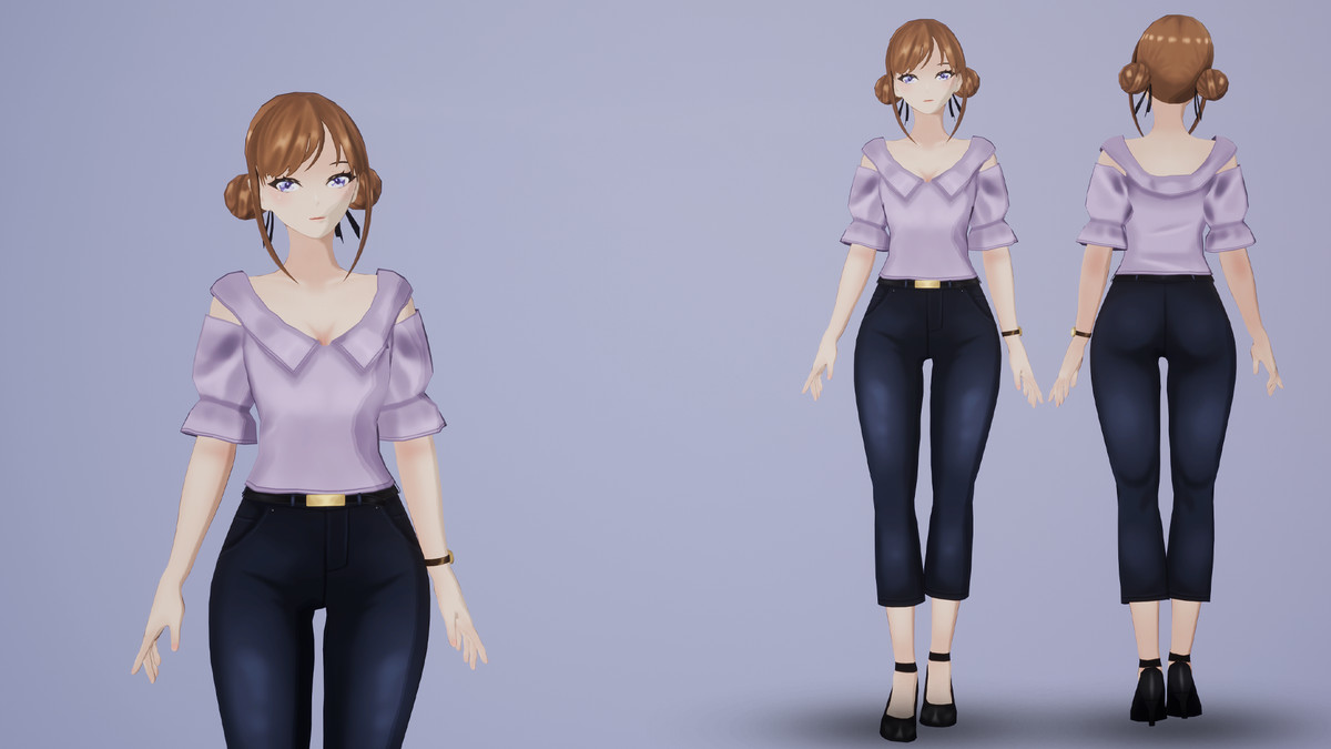 Anime Girl Office