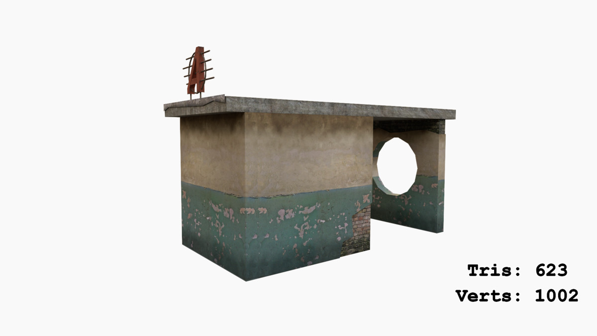 Abandoned Apocalyptic Buildings Mega Pack