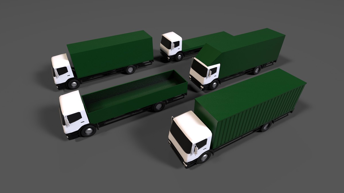 Modern Truck (Lowpoly)