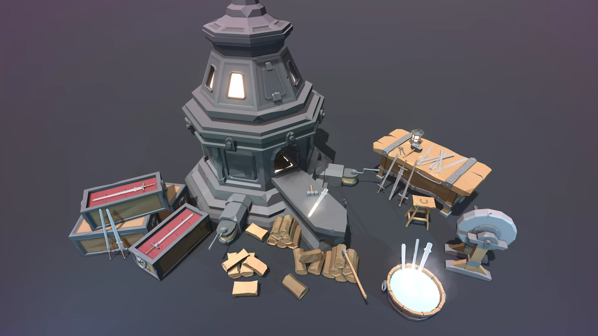 STYLIZED Low Poly Fantasy Bundle Vol. 2