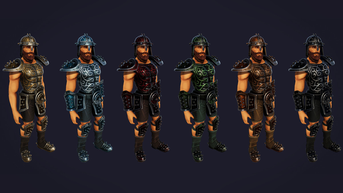 Character & Armor Bundle for Stylized Fantasy RPG