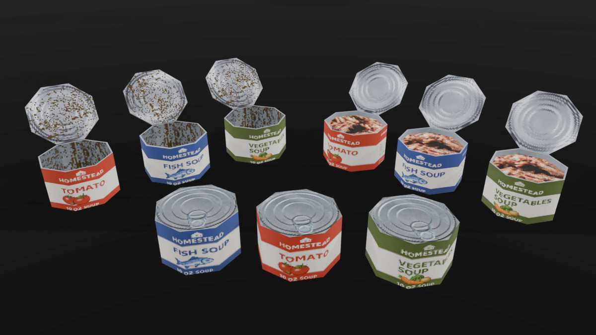 PSX Supplies Pack – 46 Lowpoly Supplies Props