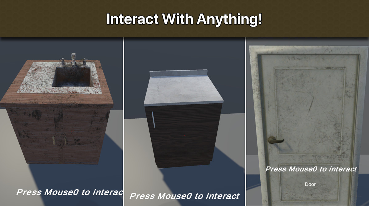 Escape Core: FPS Interaction & Inventory, Door System