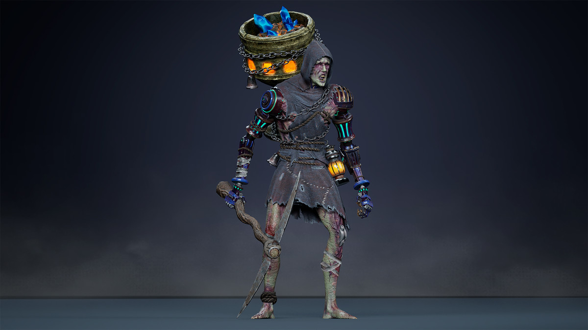 Fantasy Cyborg Miner 1