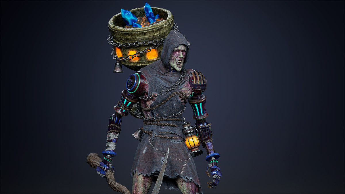 Fantasy Cyborg Miner 1