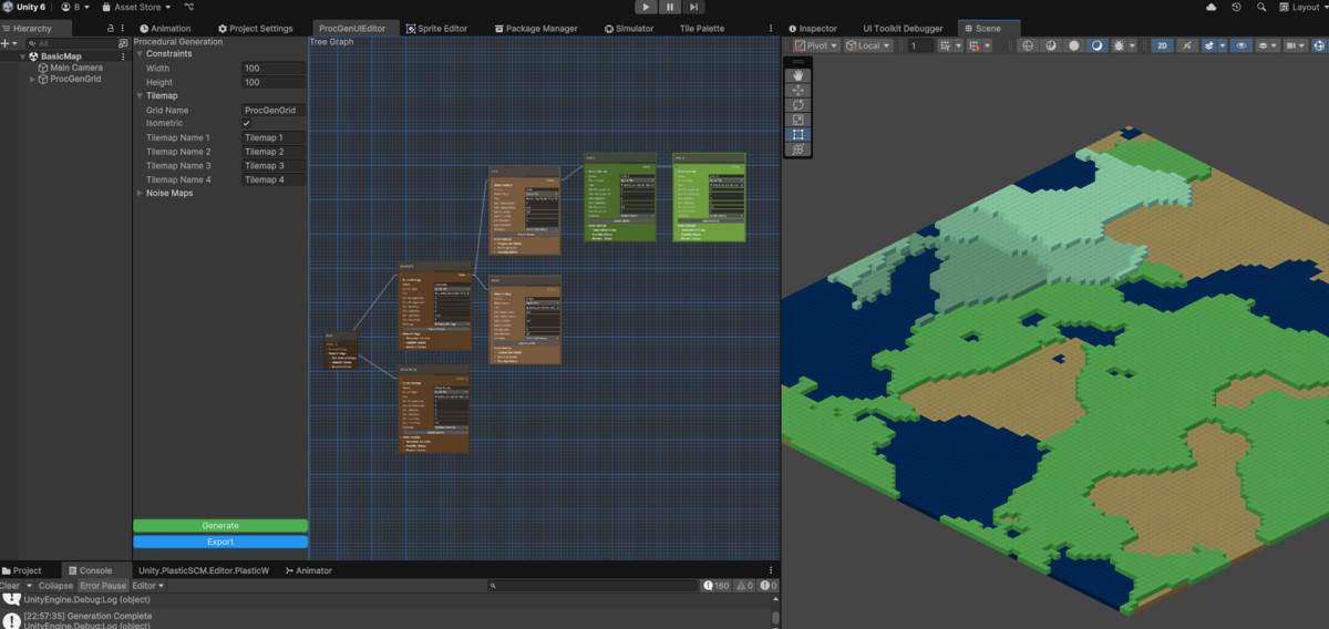 2D Procedural Generator Editor