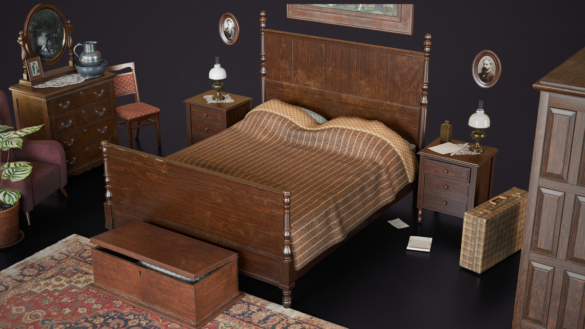 1890s Bedroom Pack