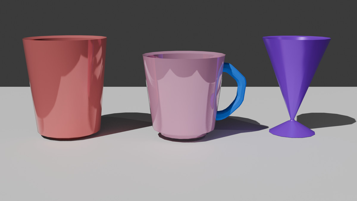 Stylized Low Poly Tableware Pack
