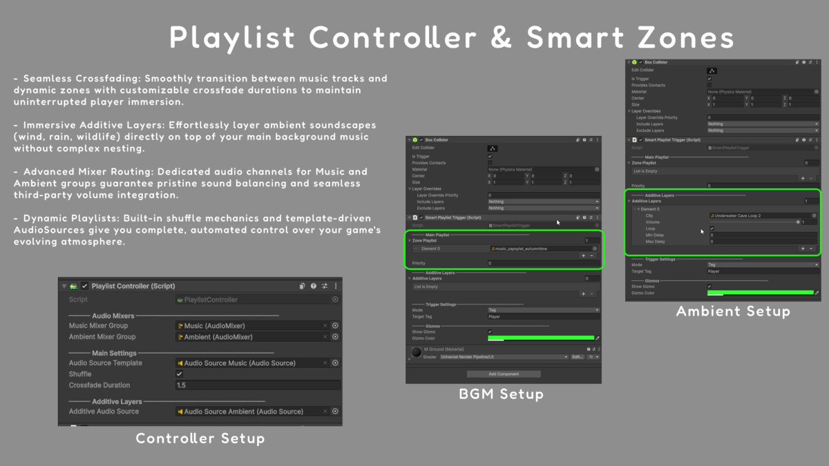 Ultimate Seamless Audio: Zone & SFX Manager