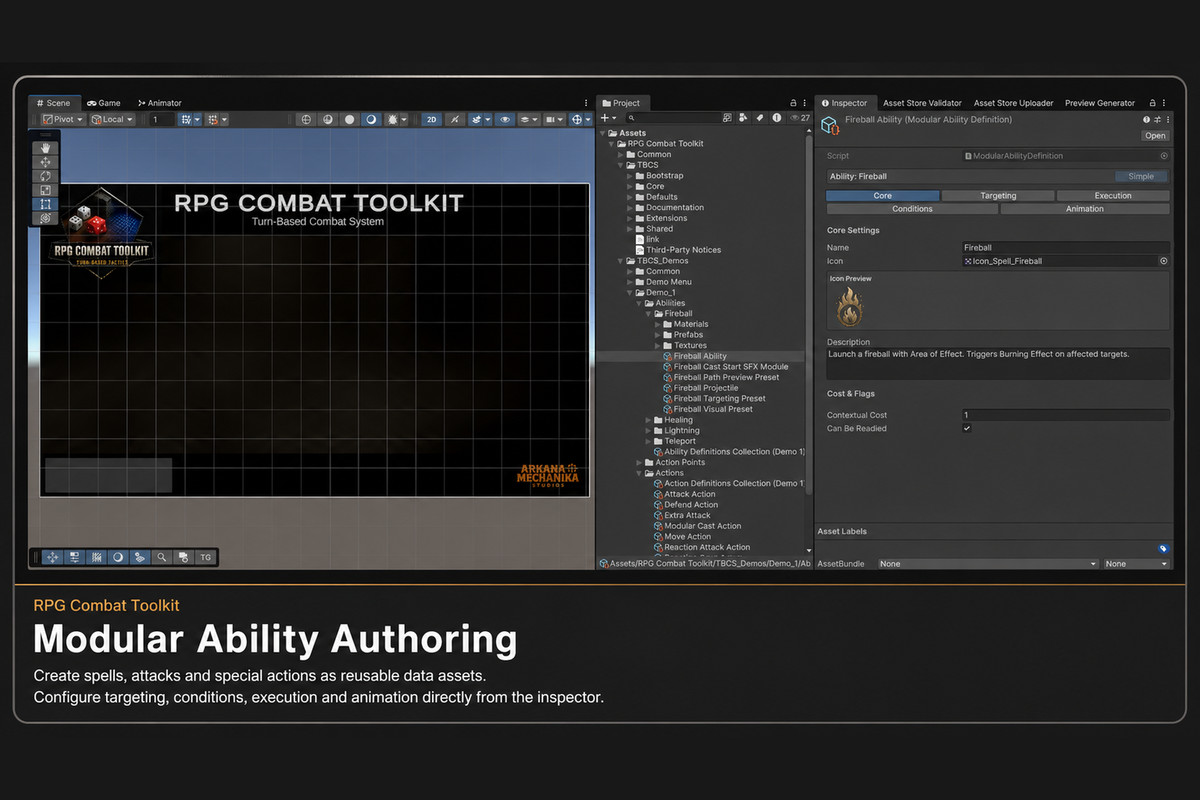 RPG Combat Toolkit - Turn Based Tactics