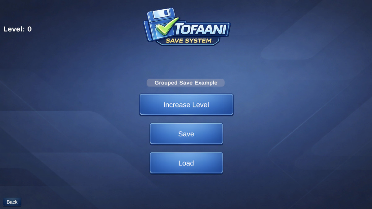 Tofaani Save System - Modular Save Framework for Unity