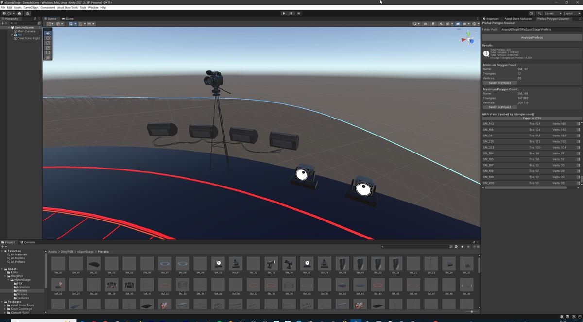 Esports Stage Environment - Futuristic 3d Arena Interior (Gaming Tournament Cup)