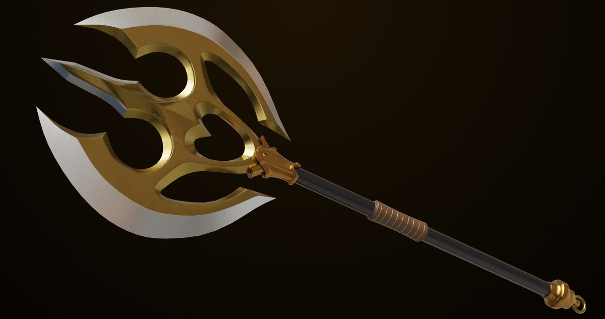 Battle Axe 06 Bronze URP HDRP Textures