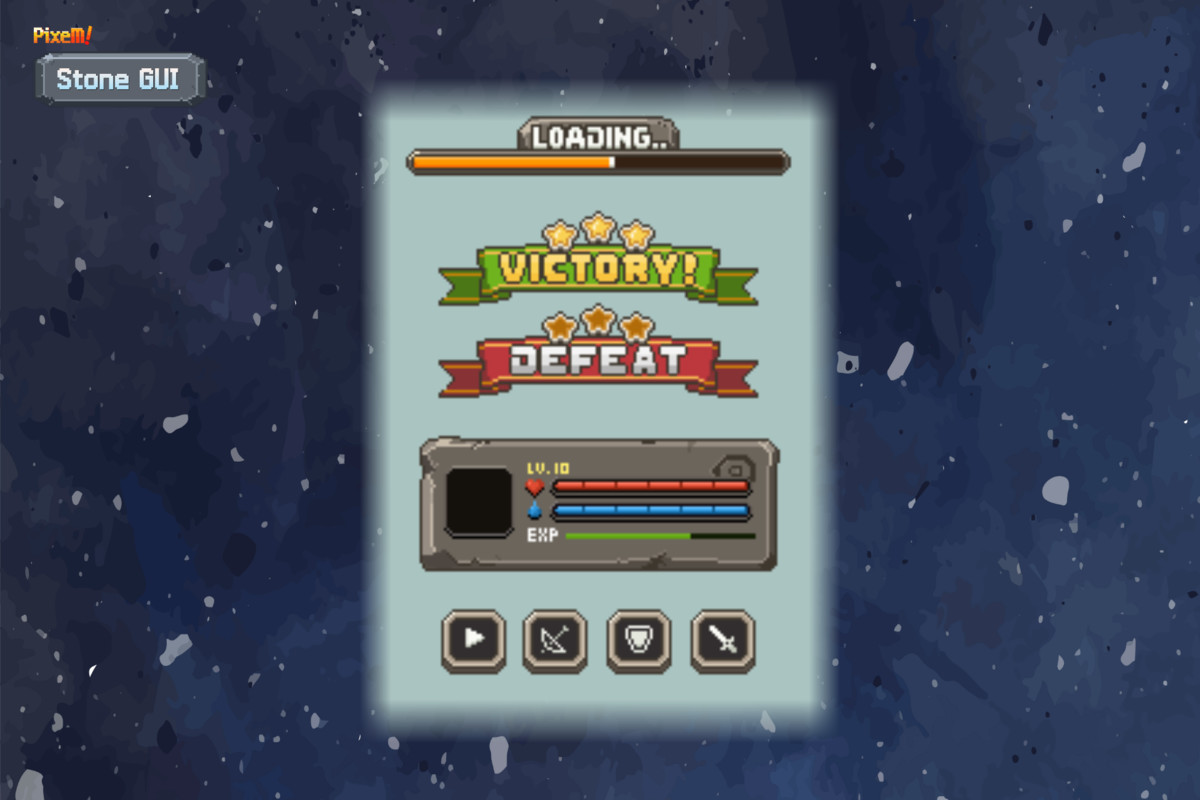 Pixem - Stone GUI (Pixel)