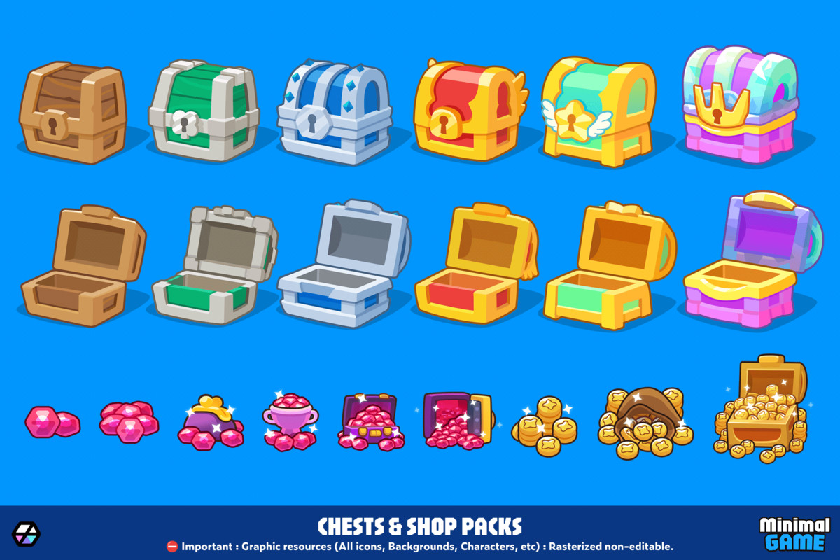 GUI Pro - Minimal Game Blue