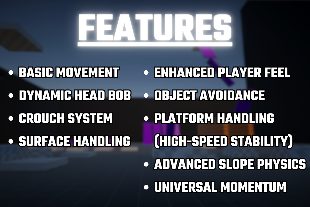 First Person Platformer Controller