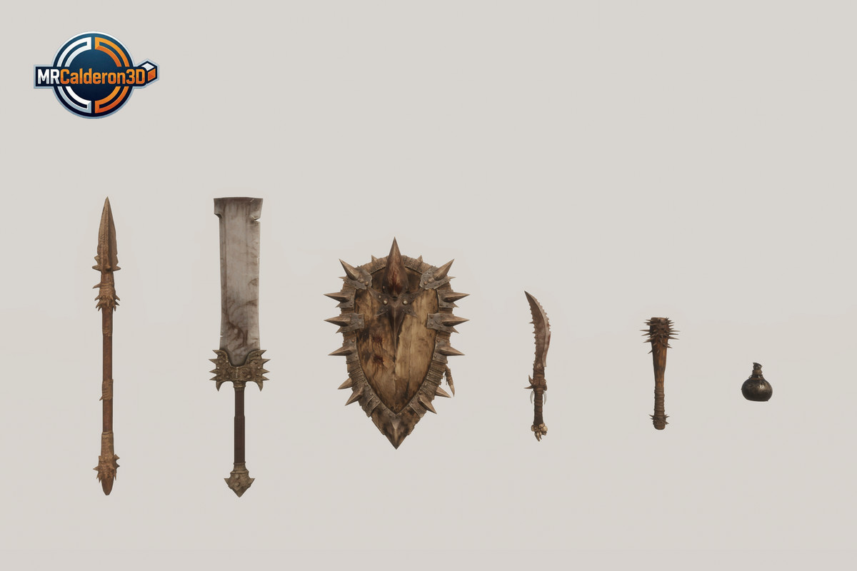 Orc Weapon Pack 2