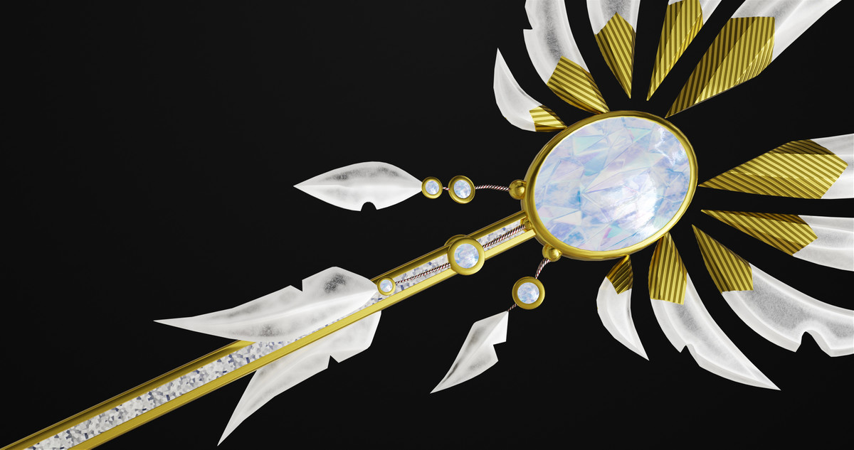 Fantasy Trident 08 URP HDRP Textures