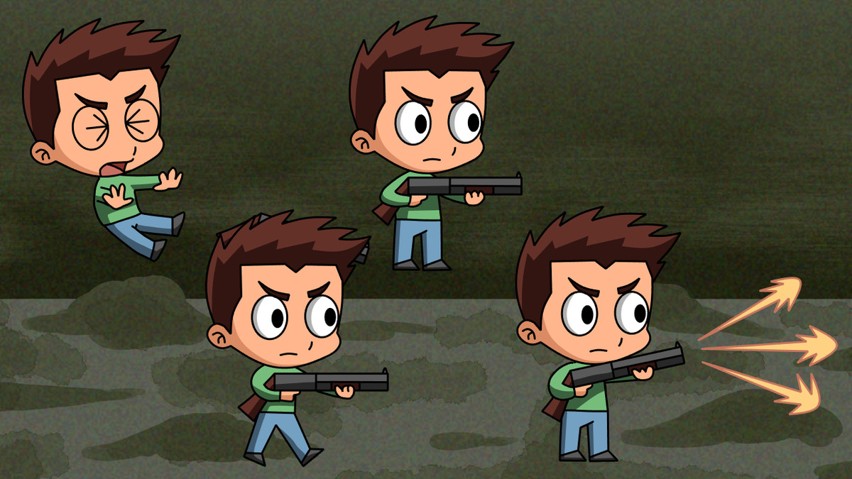 2D Hero and Zombies Pack