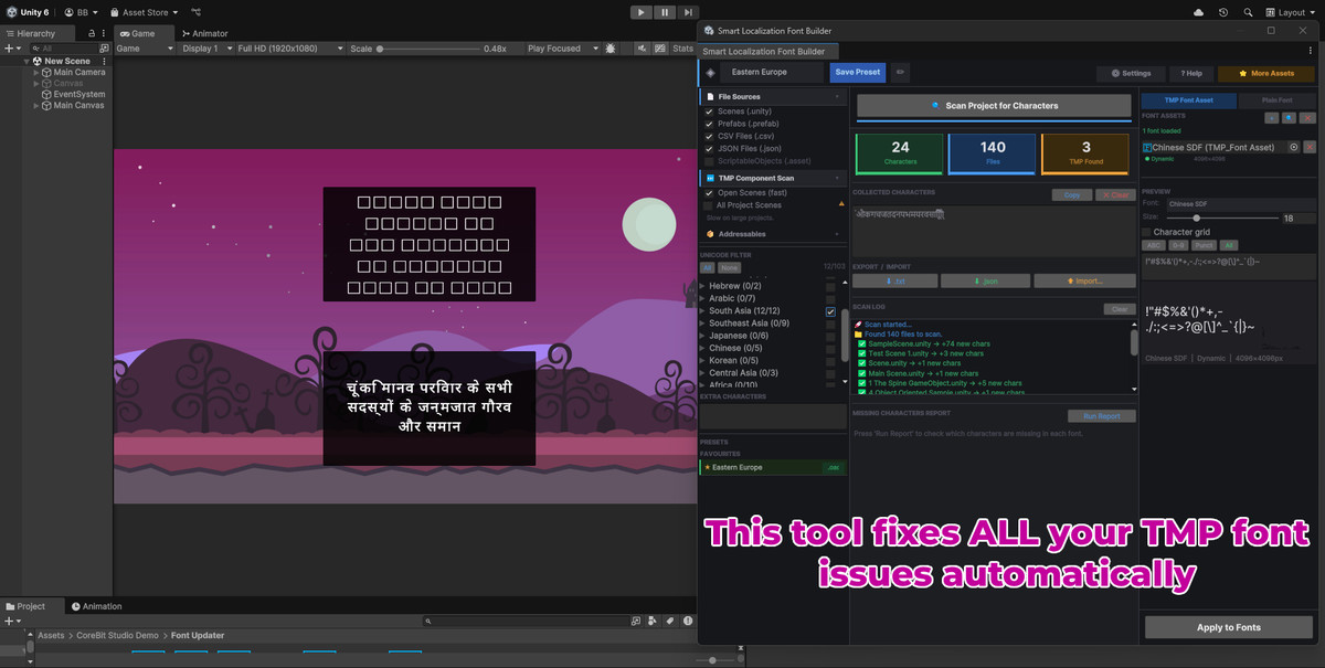 Smart TMP Font Builder
