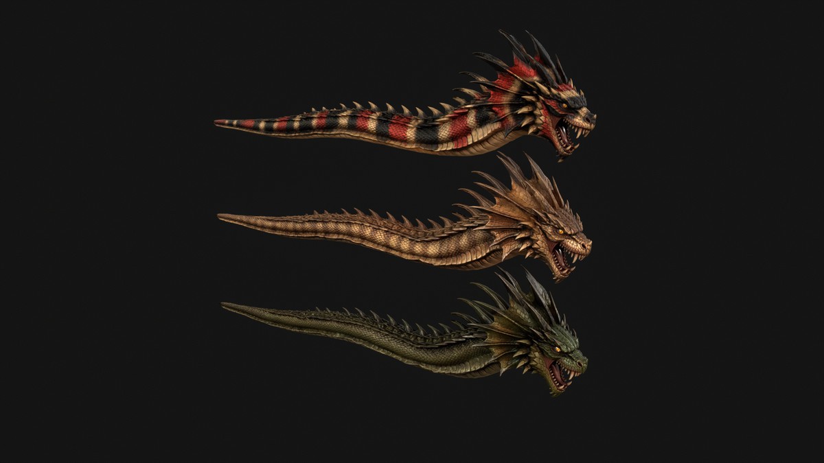 Basilisk Snake2 Character