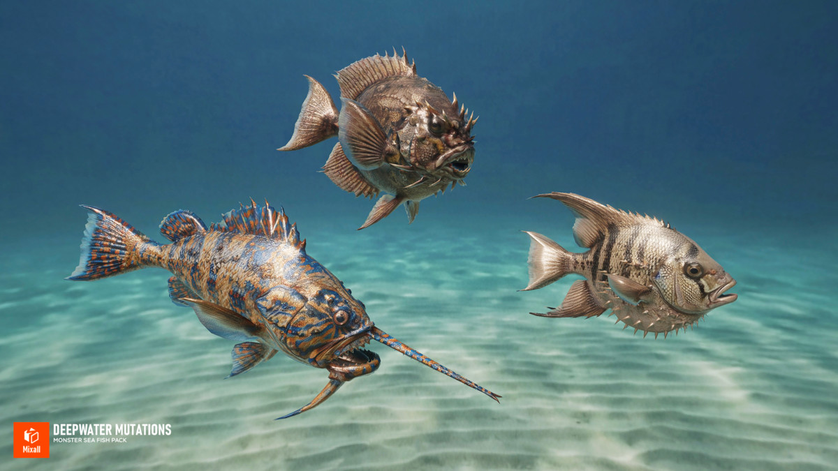 Deepwater Mutations - Monster Sea Fish Pack
