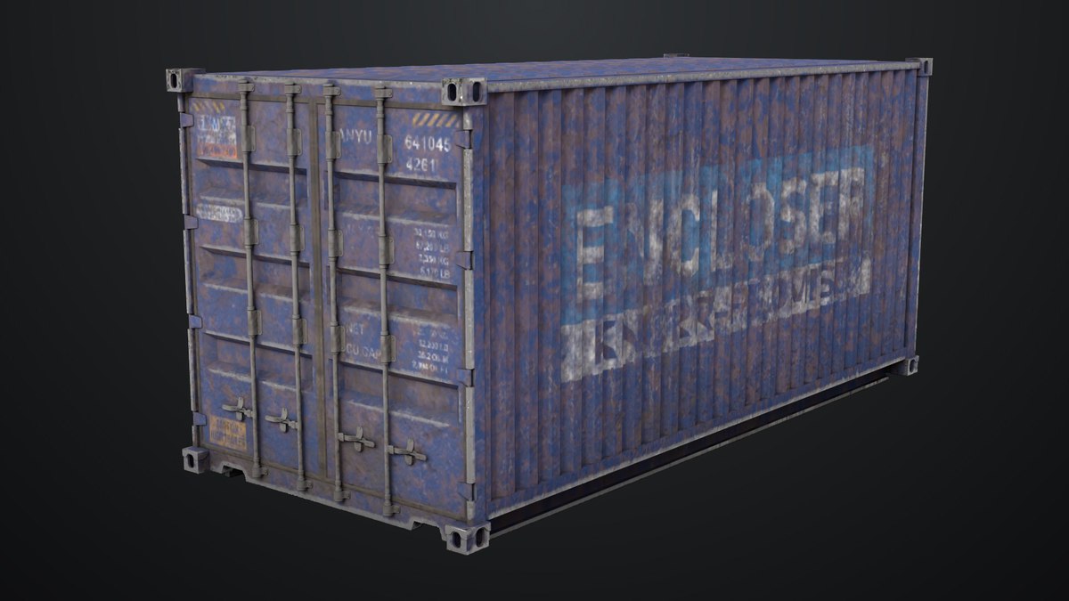 5 Cargo Dusty Container 20ft Single Mat