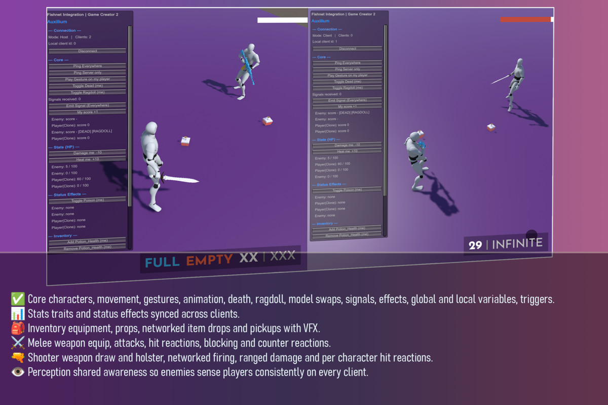 FishNet Integration | Game Creator 2
