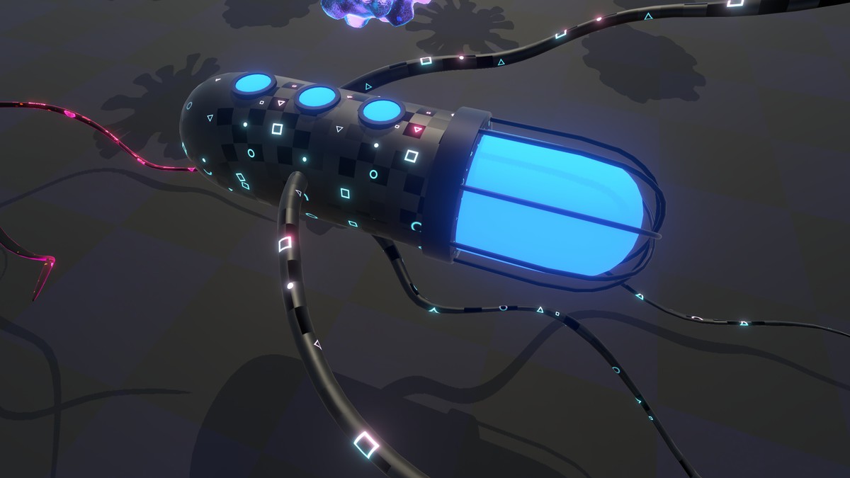 Neon Cyber Viruses