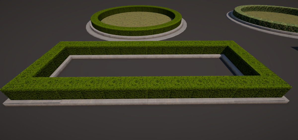 Optimized Realistic Modular Hedge Set