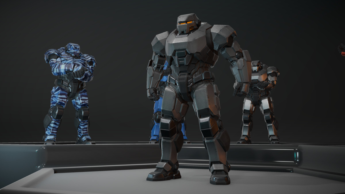 Sci-Fi Robot Character Pack | 4 Humanoid Units | Customizable