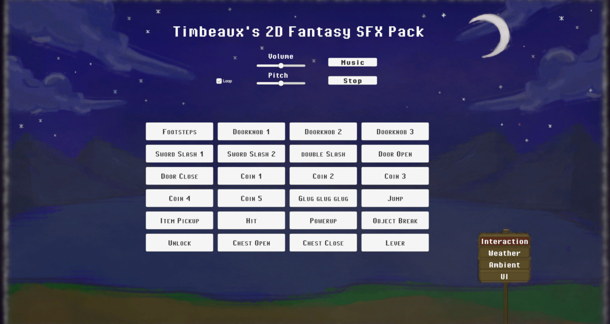 Timbeaux's 2D Fantasy SFX Pack, image 2