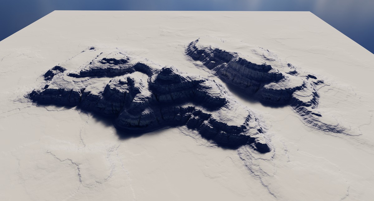 Terraced Canyon Shapes - StampIT!