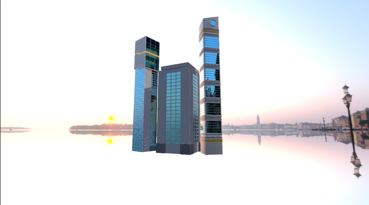 30 Modern Buildings Collection + Normal Maps (Game Ready)