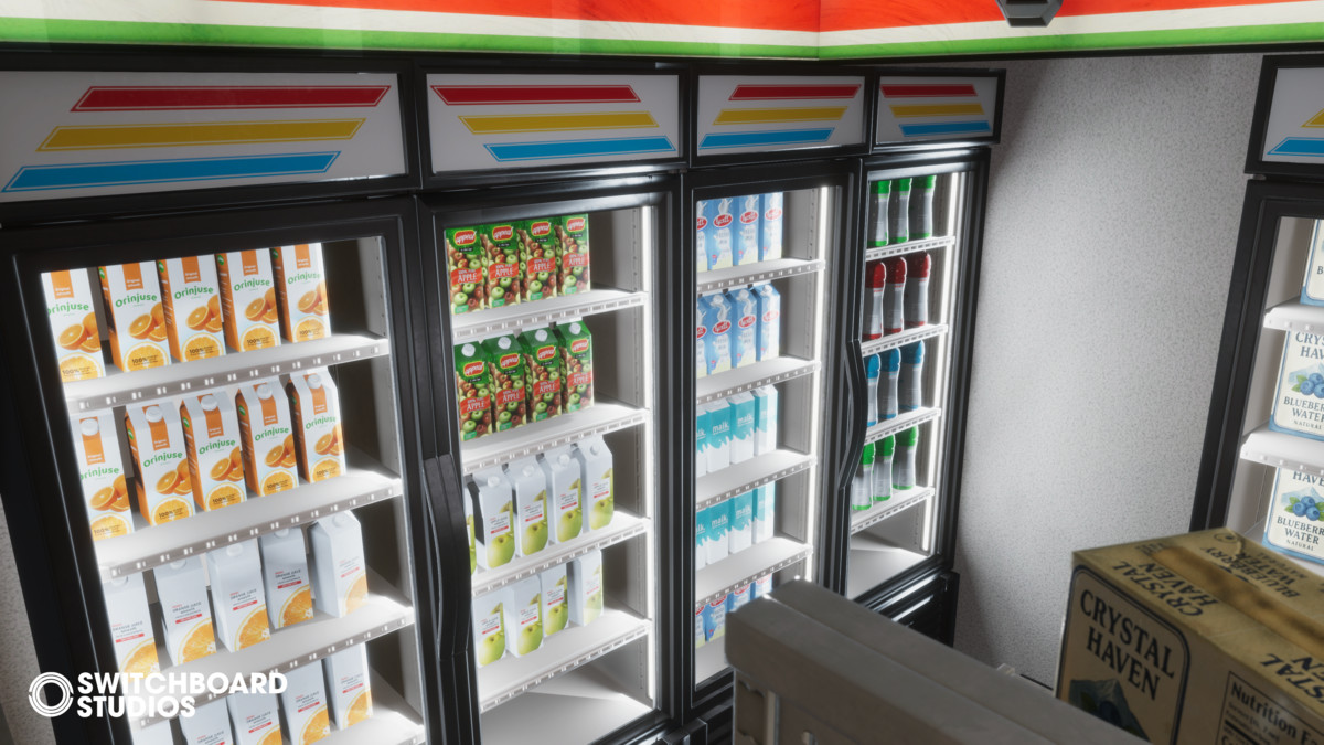 Modular Convenience Store With Products