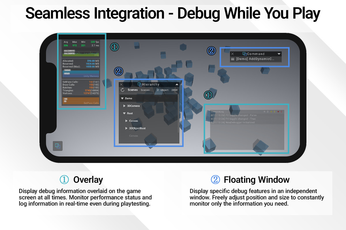 NOA Debugger for Unity