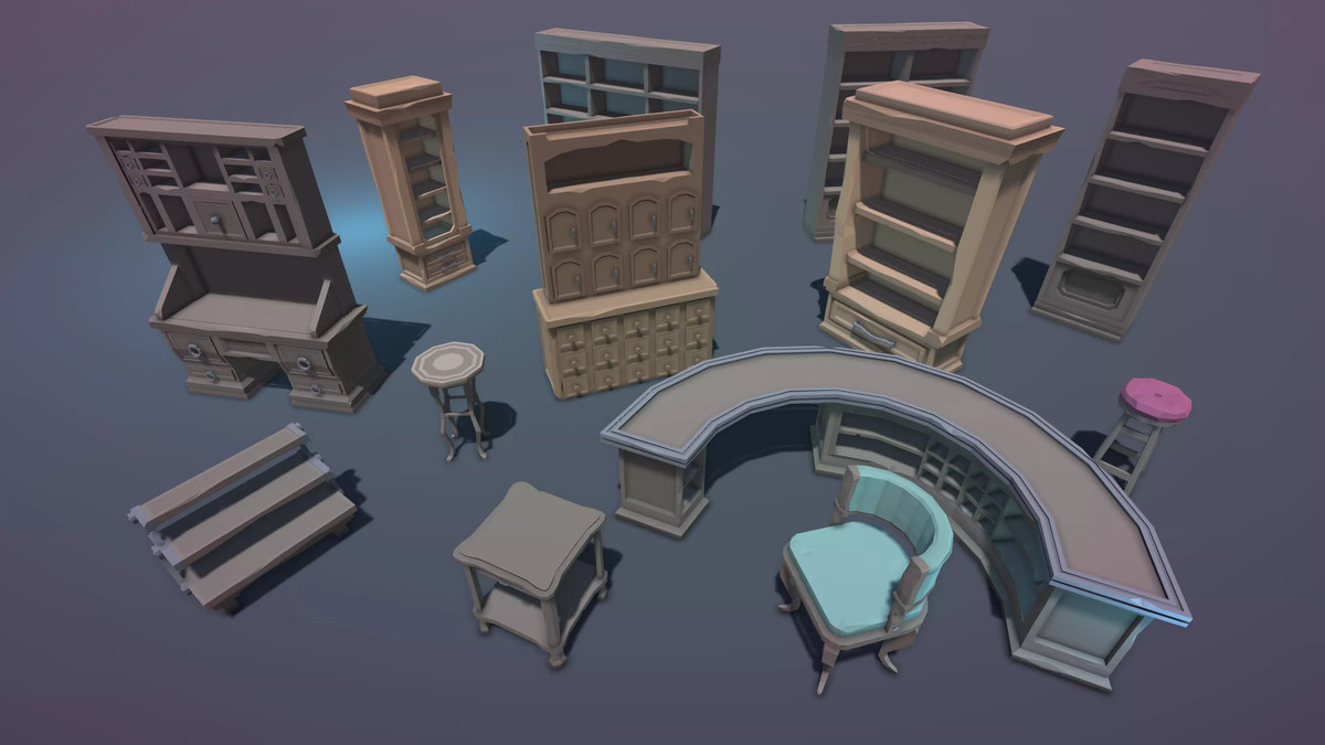 STYLIZED Low Poly Fantasy Bundle Vol. 2